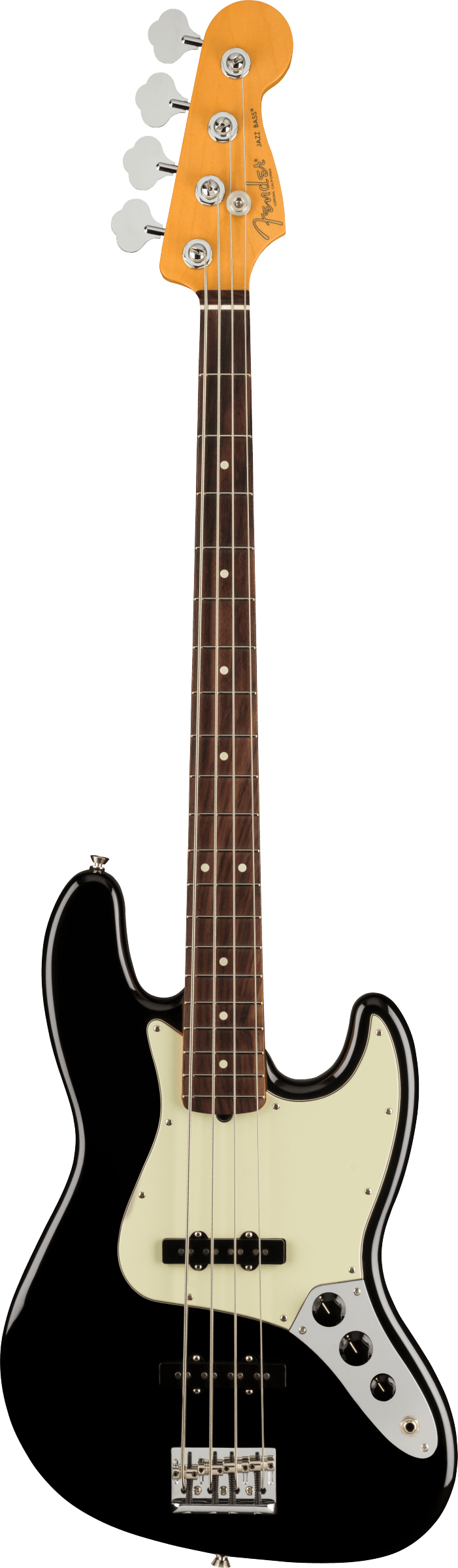 Fender AMERICAN PROFESSIONAL II JAZZ BASS Electric Bass Guitar (Black)