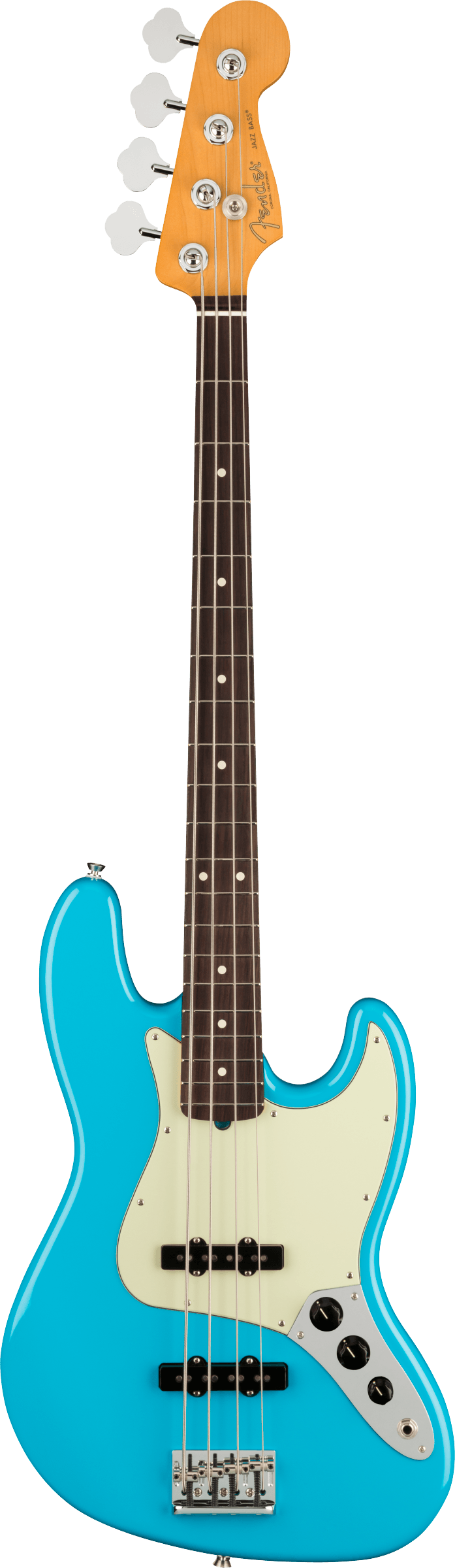 Fender AMERICAN PROFESSIONAL II JAZZ BASS Electric Bass Guitar (Miami Blue)