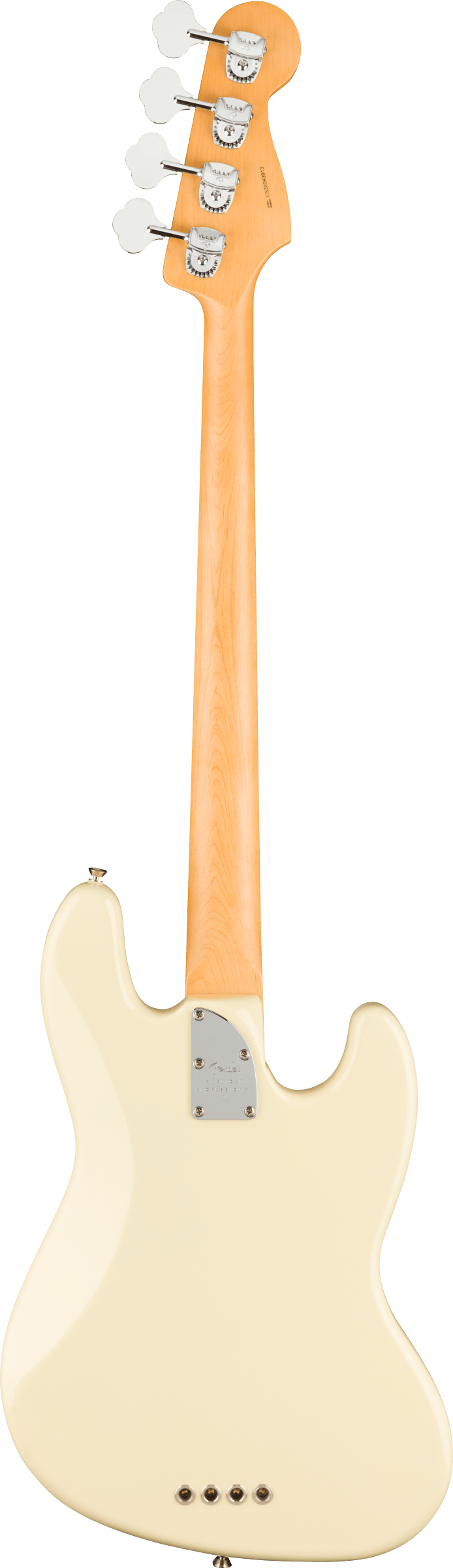 Fender AMERICAN PROFESSIONAL II JAZZ BASS Left Handed Electric Bass Guitar (Olympic White)