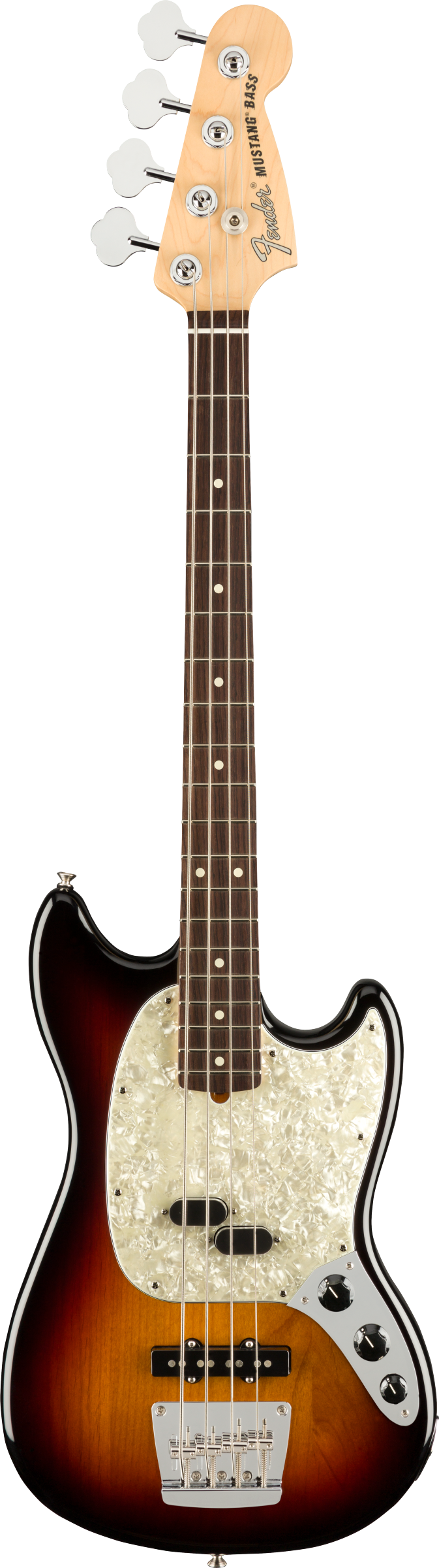 Fender AMERICAN PERFORMER MUSTANG BASS Electric Bass Guitar (3-Color Sunburst)