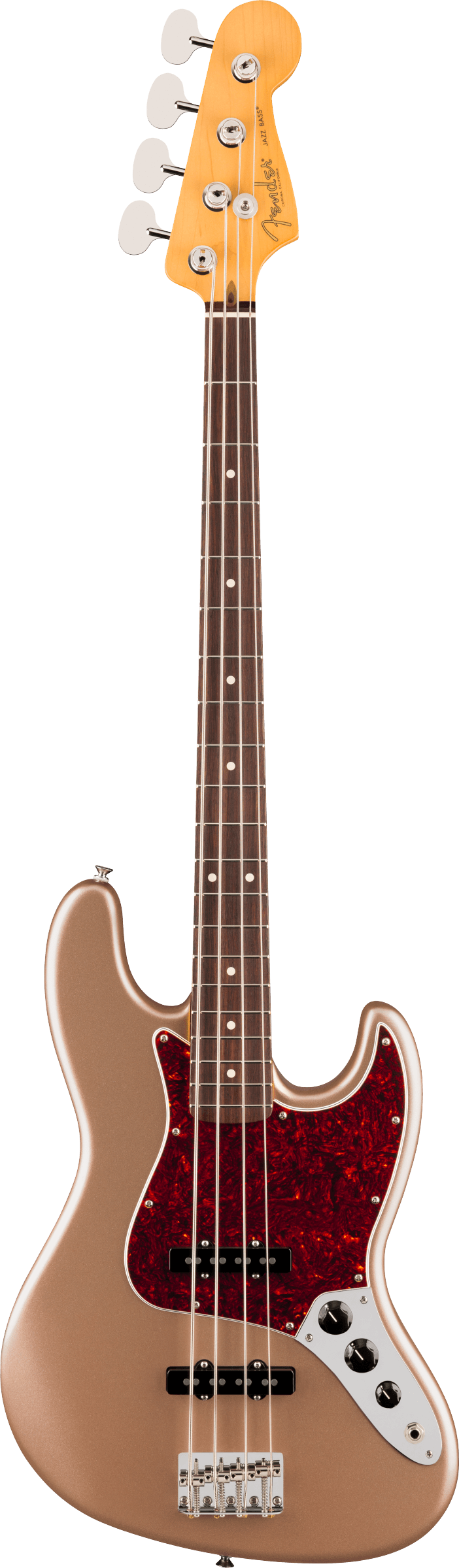 Fender AMERICAN PROFESSIONAL CLASSIC JAZZ Electric Bass Guitar (Faded Firemist Gold)
