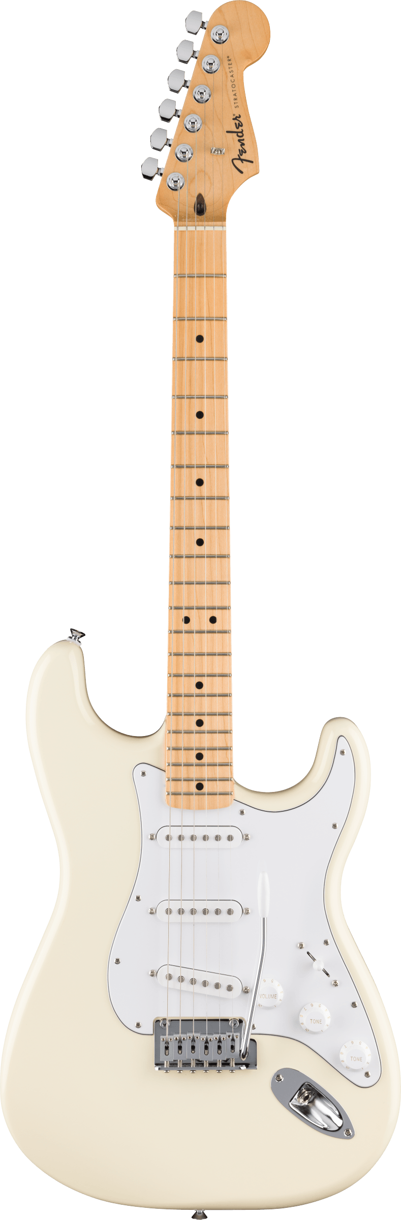 Fender STANDARD STRATOCASTER Electric Guitar (Olympic White)