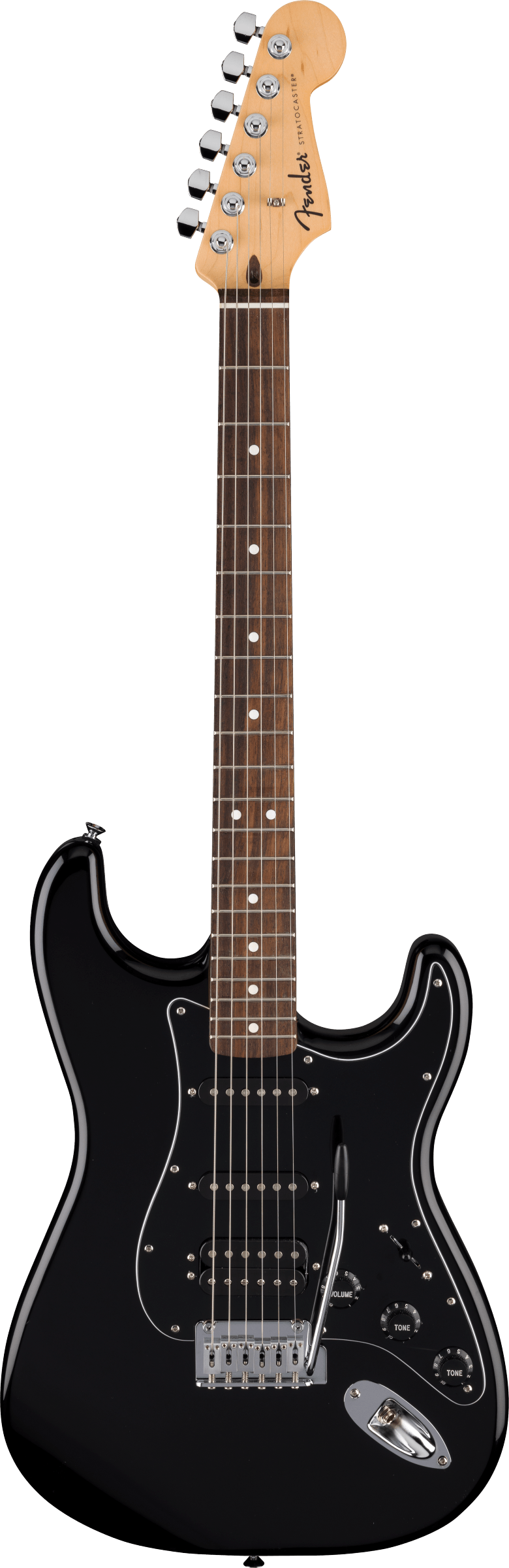 Fender STANDARD STRATOCASTER HSS Electric Guitar (Black)