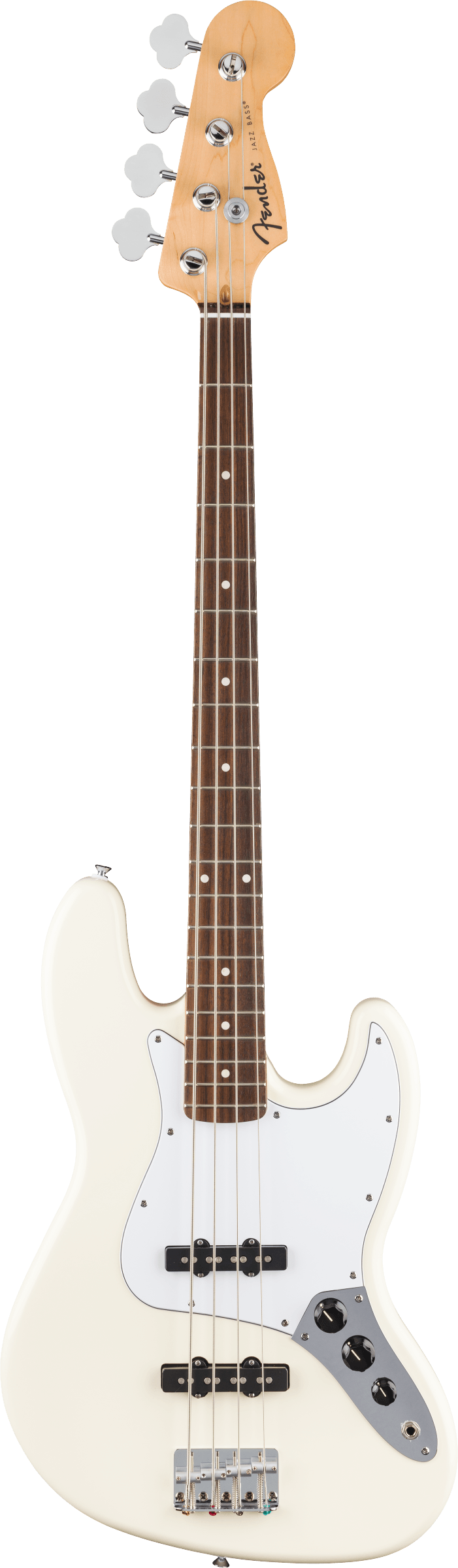 Fender STANDARD JAZZ BASS Electric Bass Guitar (Olympic White)