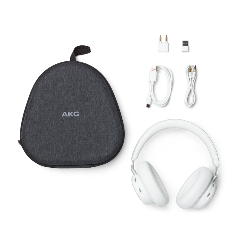 AKG N9 HYBRID Wireless Over-Ear Headphone (White)