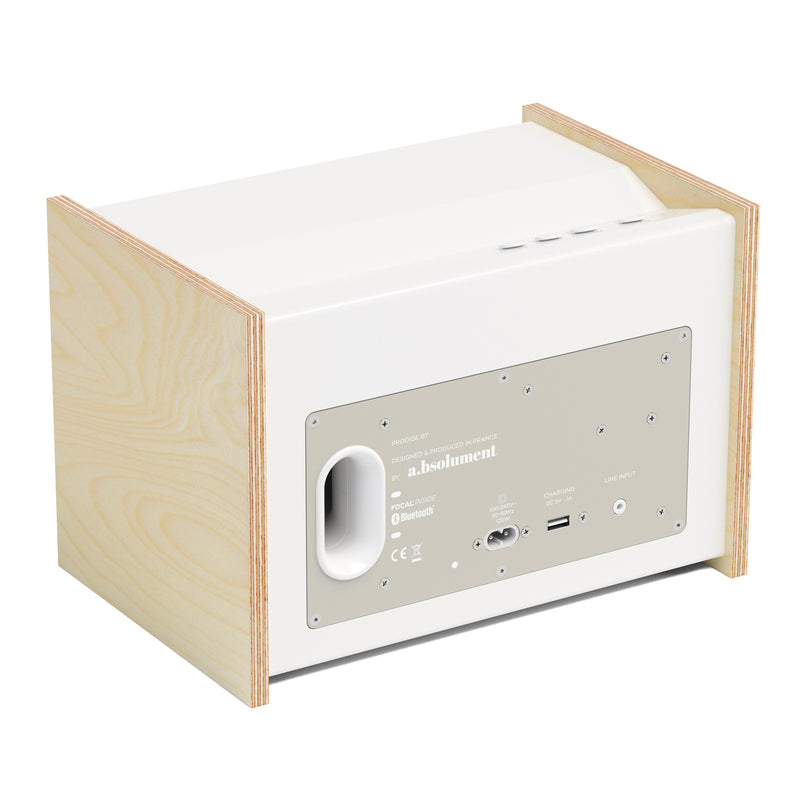 A.bsolument PRODIGE Bluetooth Vintage Speaker (White)