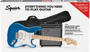 Fender SQUER AFFINITY SERIES STRATOCASTER HSS PACK Electric Guitar Pack (Lake Placid Blue)