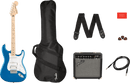 Fender SQUER AFFINITY SERIES STRATOCASTER HSS PACK Electric Guitar Pack (Lake Placid Blue)
