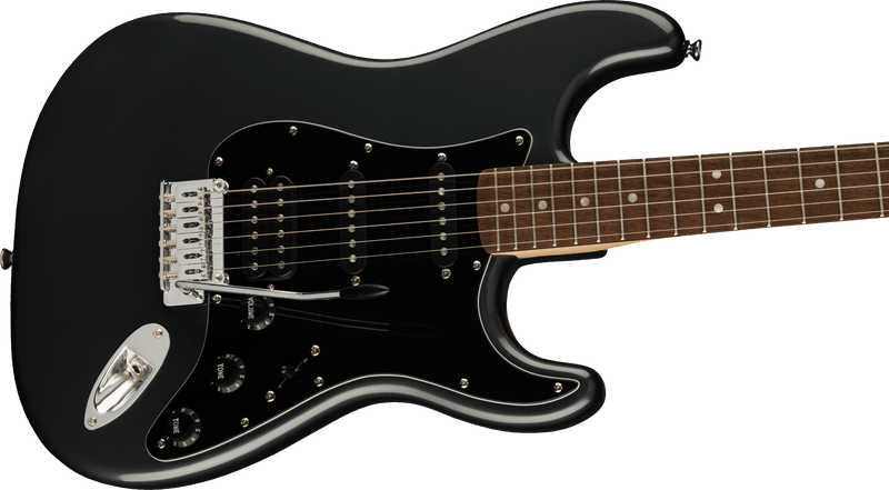 Fender SQUIER AFFINITY SERIES STRATOCASTER HSS PACK Electric Guitar Pack (Charcoal Frost Metallic)