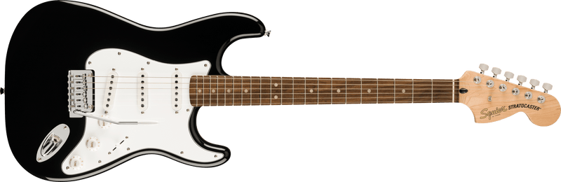 Fender SQUIER AFFINITY SERIES STRATOCASTER MUSTANG MICRO PACK Electric Guitar Pack (Black)