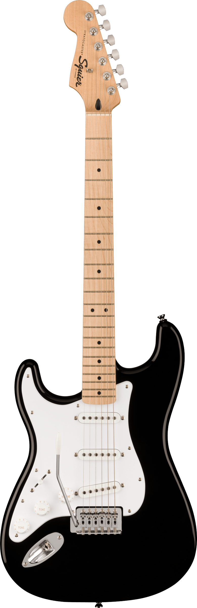 Fender SQUIER SONIC STRATOCASTER Left Handed Electric Guitar (Black)