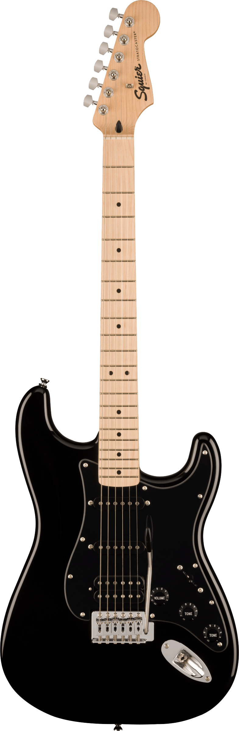 Fender SQUIER SONIC STRATOCASTER HSS Electric Guitar (Black)