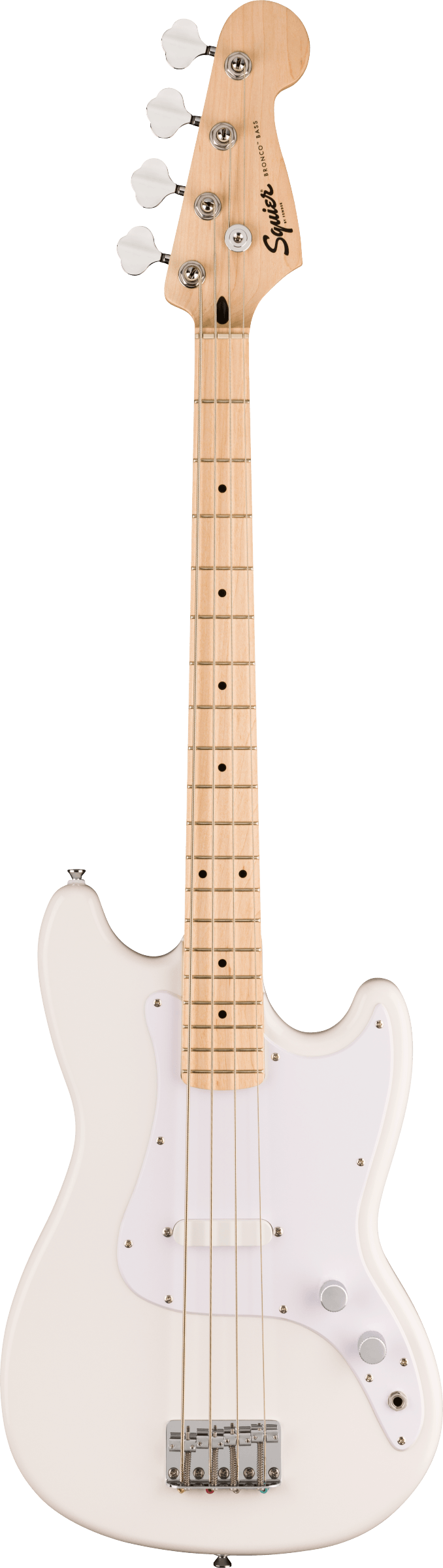 Fender SQUIER SONIC BRONCO BASS Electric Bass Guitar (Arctic White)