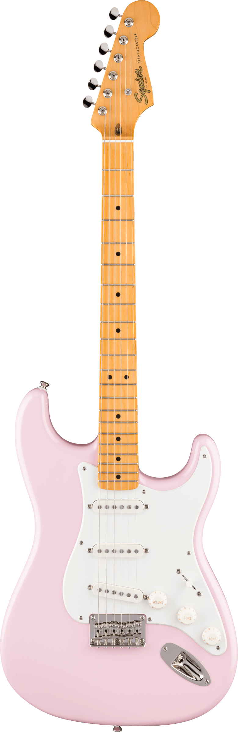 Fender SQUIER CLASSIC VIBE '50S STRATOCASTER HT Electric Guitar (Shell Pink)