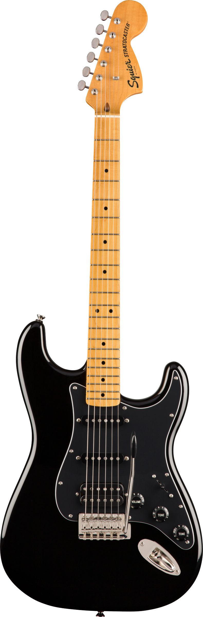 Fender SQUIER CLASSIC VIBE '70S STRATOCASTER HSS Electric Guitar (Black)