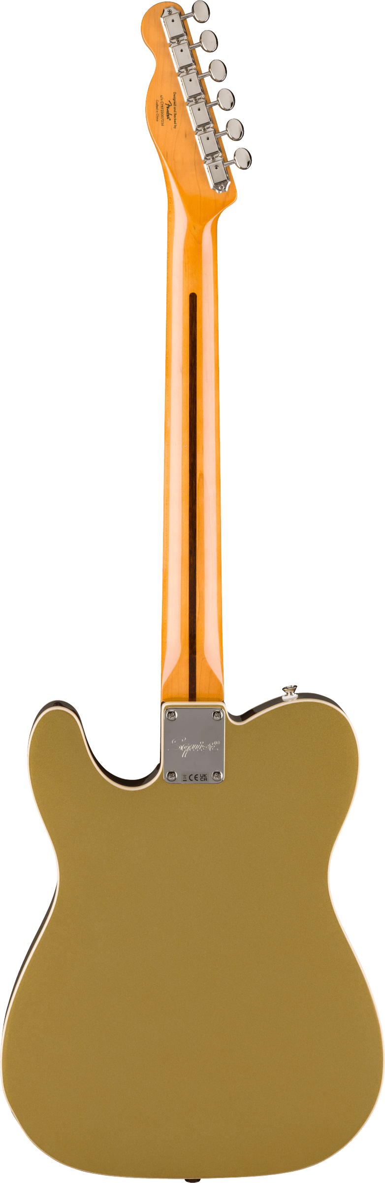 Fender SQUIER CLASSIC VIBE CUSTOM TELECASTER SH Electric Guitar With Bigsby (Aztec Gold)