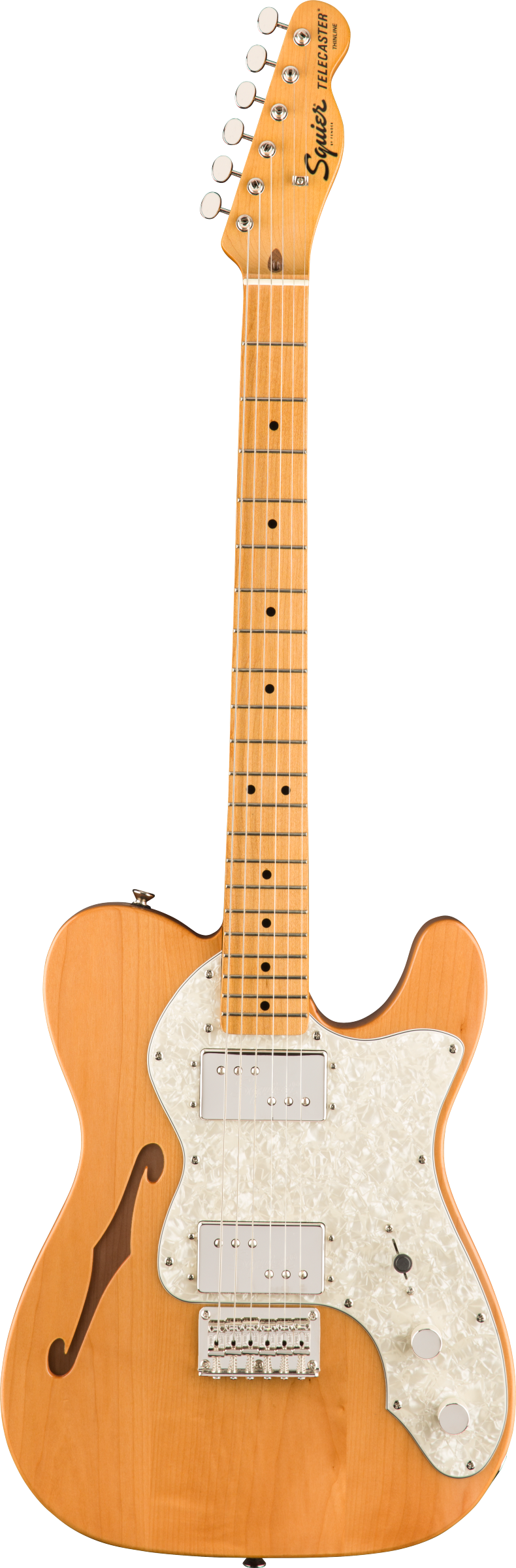 Fender SQUIER CLASSIC VIBE '70S TELECASTER THINLINE Semi Hollow Body Electric Guitar (Natural)