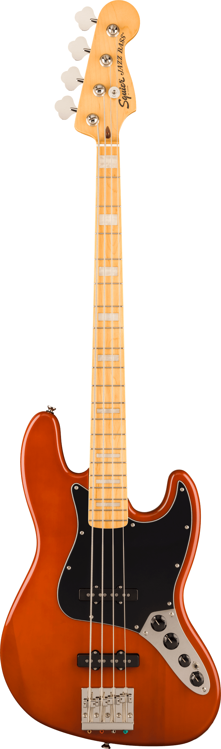 Fender SQUIER CLASSIC VIBE ACTIVE '70S JAZZ BASS Electric Bass Guitar (Mocha)