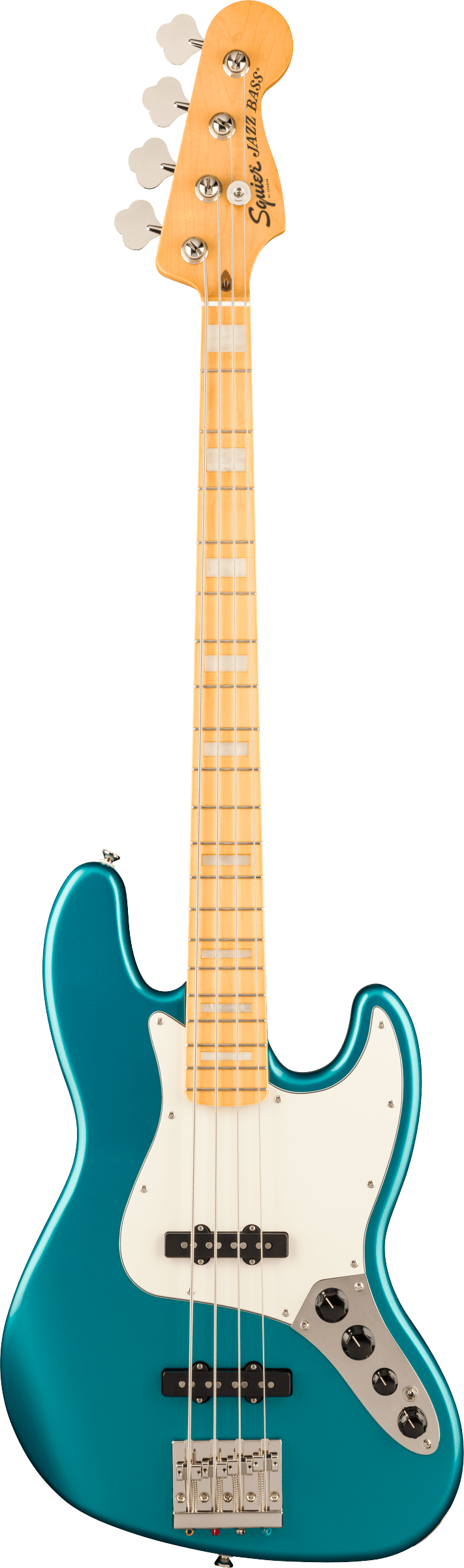 Fender SQUIER CLASSIC VIBE ACTIVE '70S JAZZ BASS Electric Bass Guitar (Ocean Turquoise)