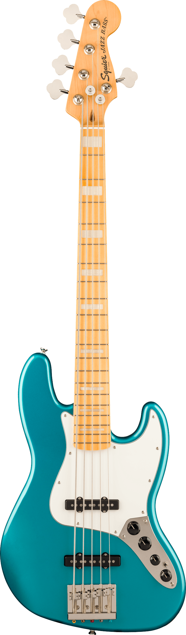Fender SQUIER CLASSIC VIBE ACTIVE '70S JAZZ BASS V 5 String Electric Bass Guitar (Ocean Turquoise)