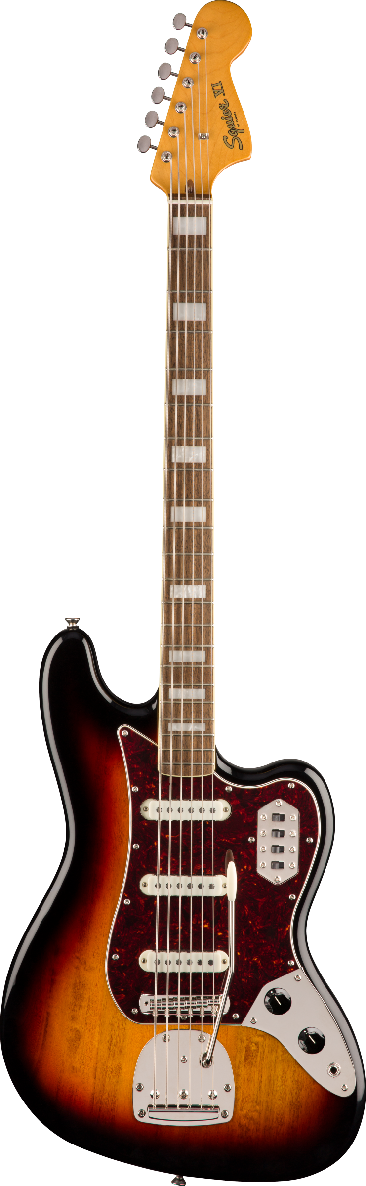 Fender SQUIER CLASSIC VIBE BASS VI 6 String Electric Bass Guitar (3-Color Sunburst)
