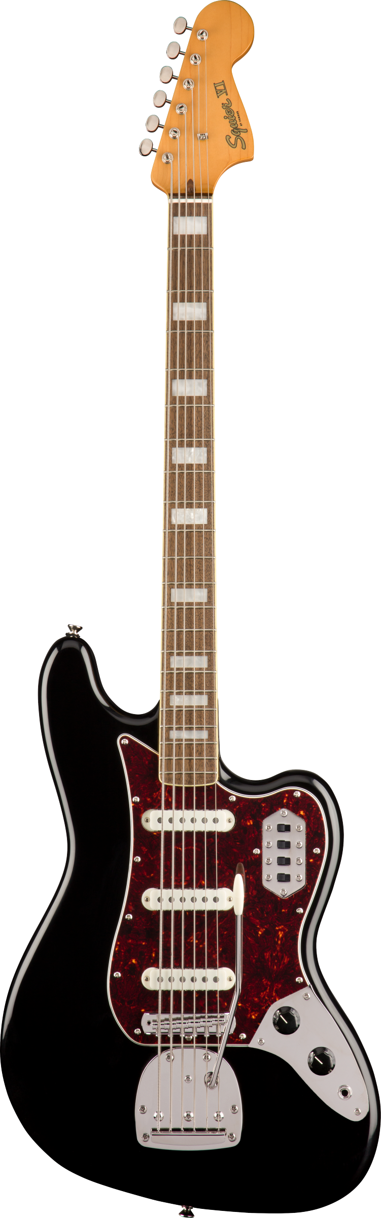 Fender SQUIER CLASSIC VIBE BASS VI 6 String Electric Bass Guitar (Black)