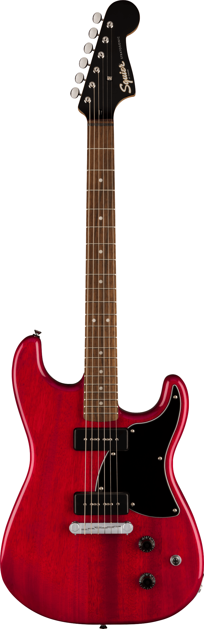 Fender SQUIER PARANORMAL STRAT-O-SONIC Electric Guitar (Crimson Red Transparent)