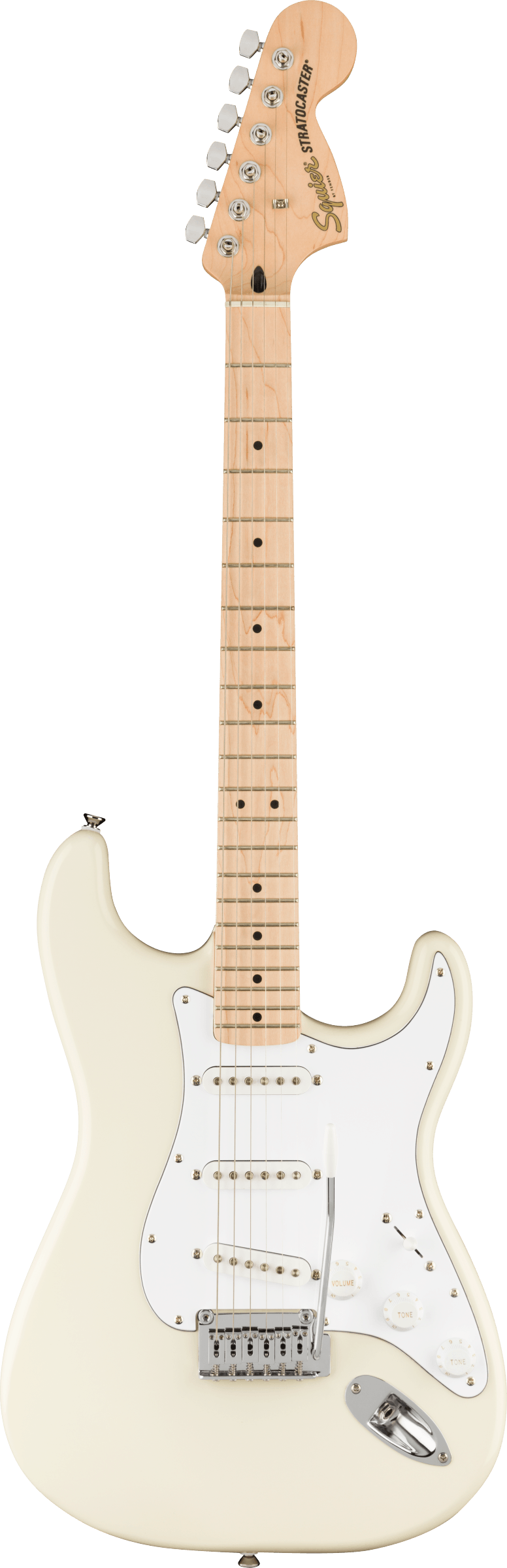 Fender SQUIER AFFINITY SERIES STRATOCASTER Electric Guitar (Olympic White)