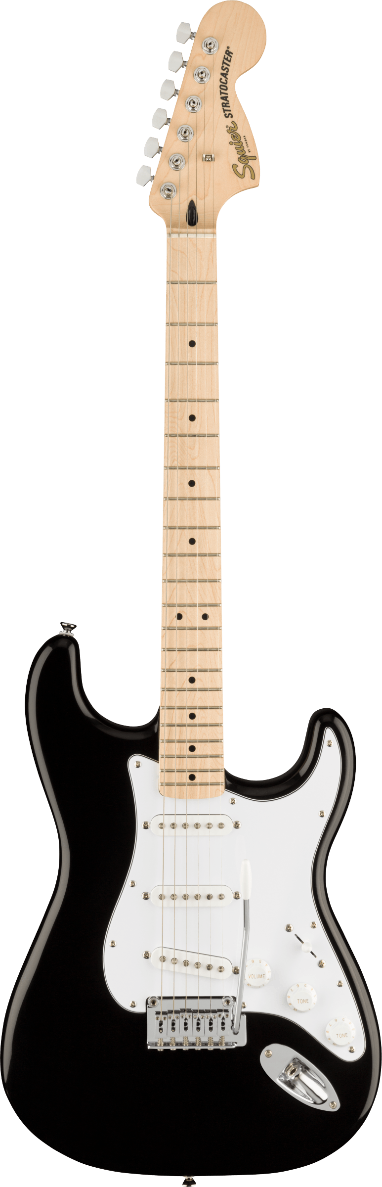 Fender SQUIER AFFINITY SERIES STRATOCASTER Electric Guitar (Black)