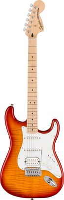 Fender SQUIER AFFINITY SERIES STRATOCASTER FMT HSS Electric Guitar (Sienna Sunburst)