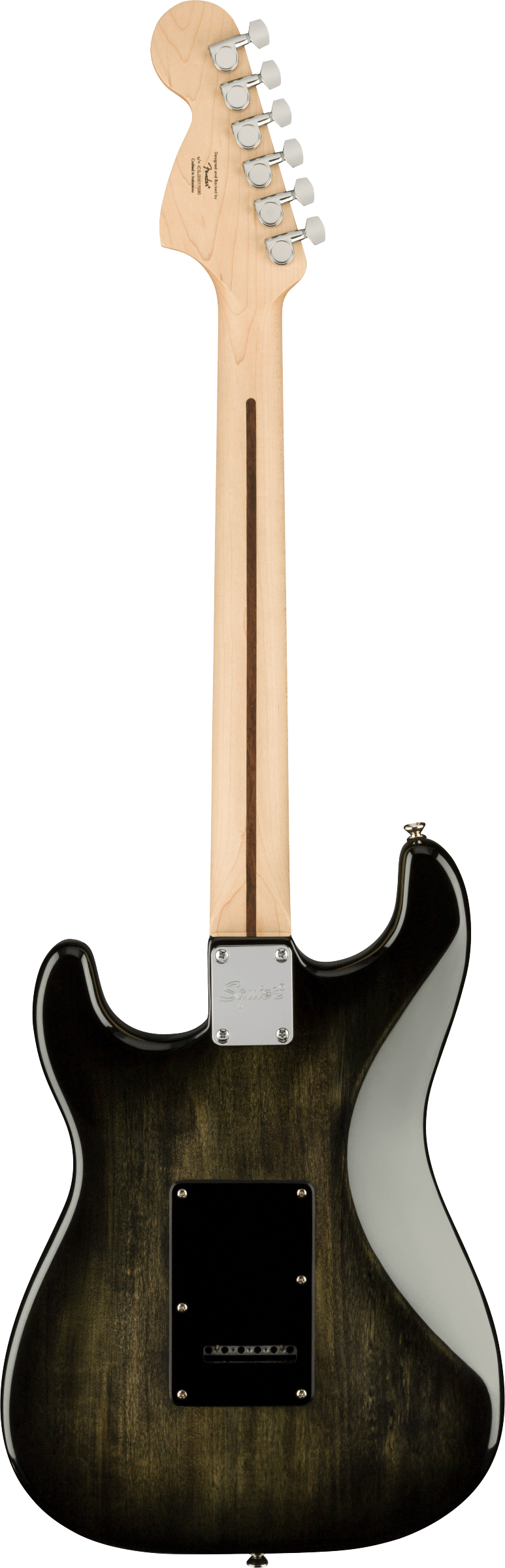 Fender SQUIER AFFINITY SERIES STRATOCASTER FMT HSS Electric Guitar (Black Burst)