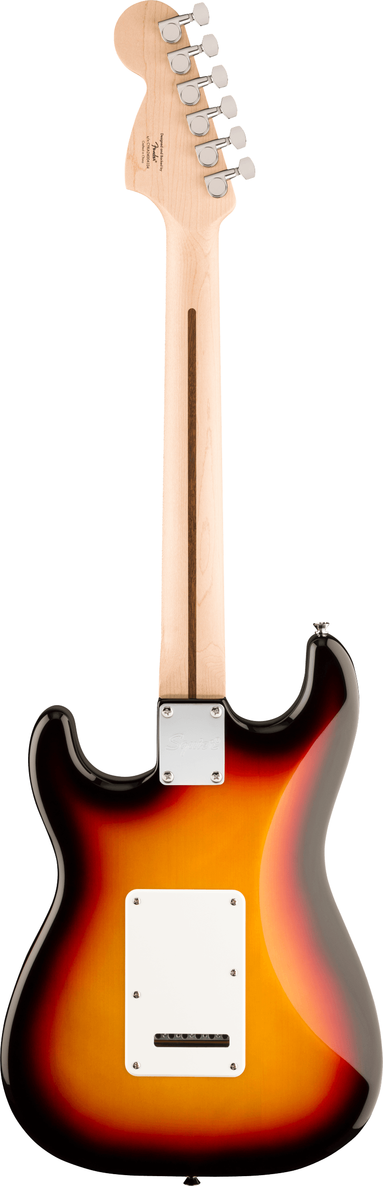 Fender SQUIER AFFINITY SERIES STRATOCASTER JUNIOR HSS Electric Guitar (3-Color Sunburst)