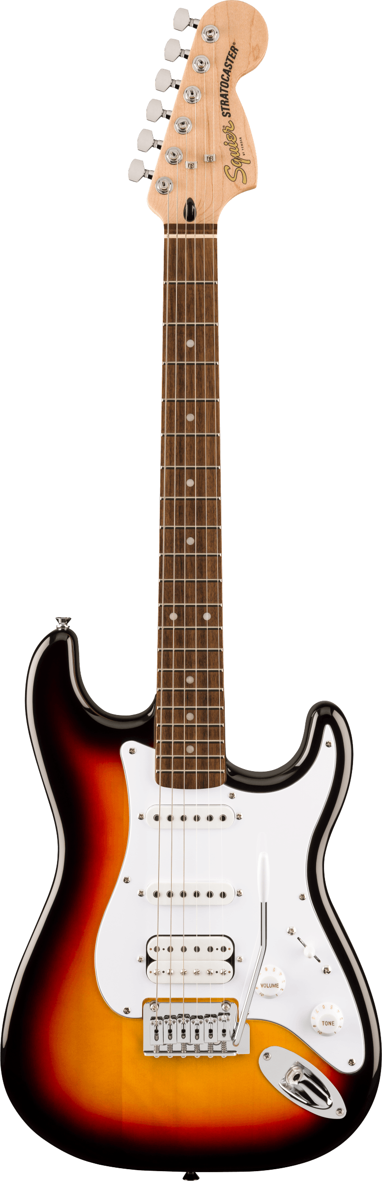 Fender SQUIER AFFINITY SERIES STRATOCASTER JUNIOR HSS Electric Guitar (3-Color Sunburst)
