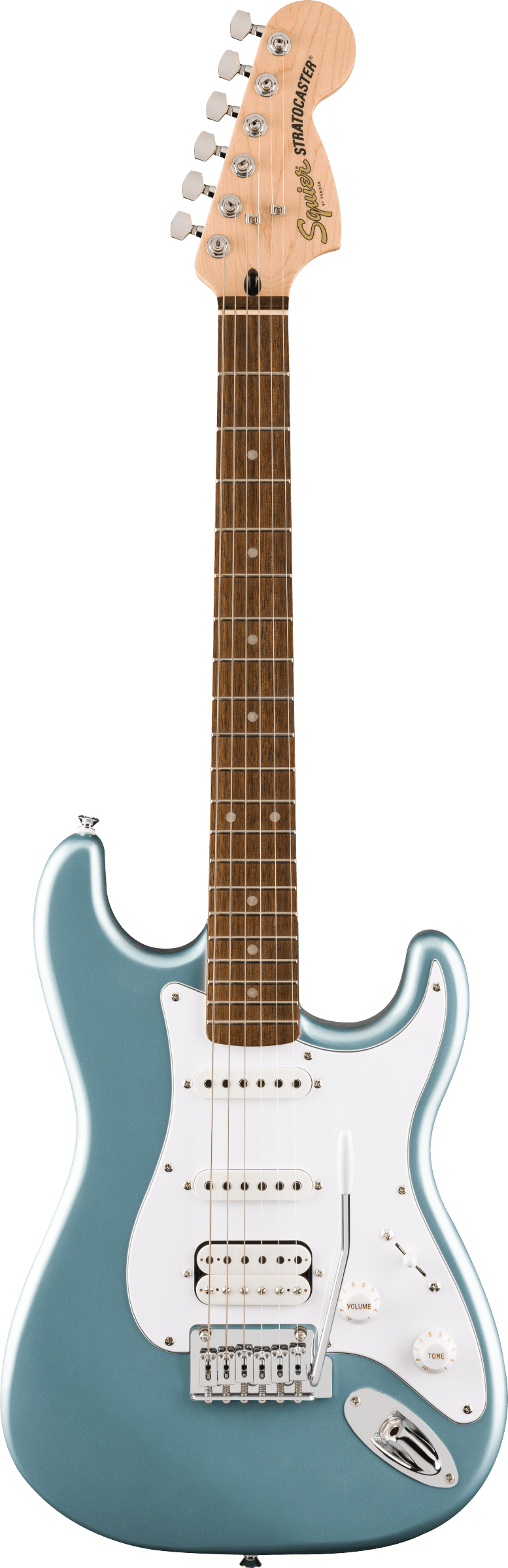 Fender SQUIER AFFINITY SERIES STRATOCASTER JUNIOR HSS Electric Guitar (Ice Blue Metallic)