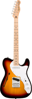 Fender SQUIER AFFINITY SERIES TELECASTER THINLINE Semi Hollow Body Electric Guitar (3-Color Sunburst)