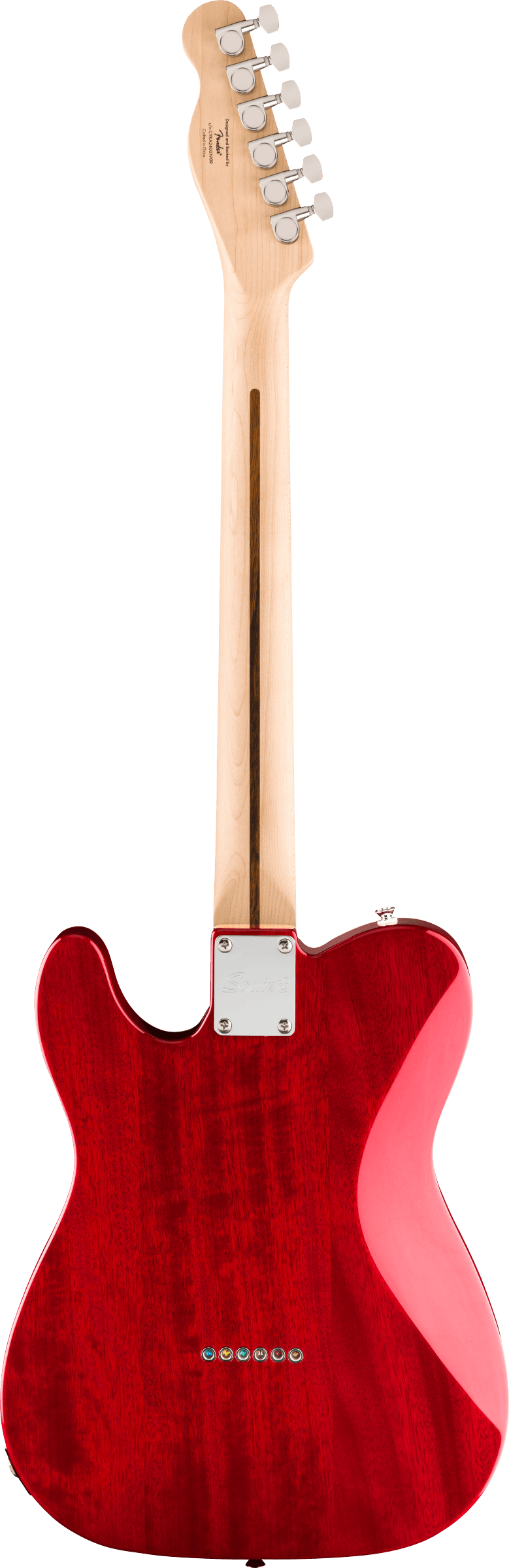 Fender SQUIER AFFINITY SERIES TELECASTER FMT SH Electric Guitar (Crimson Red Transparent)