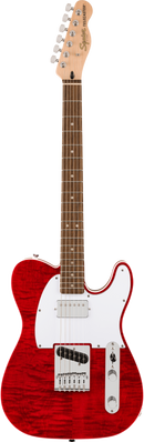 Fender SQUIER AFFINITY SERIES TELECASTER FMT SH Electric Guitar (Crimson Red Transparent)