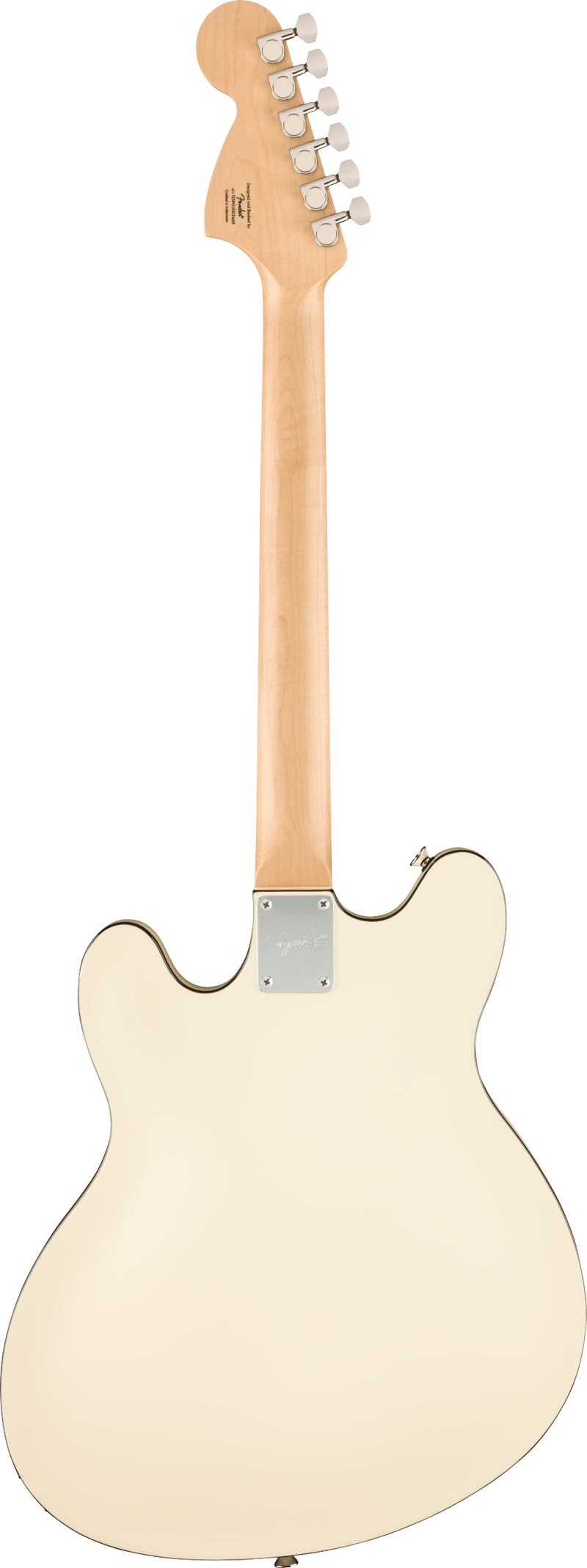 Fender SQUIER AFFINITY SERIES STARCASTER DELUXE Semi Hollow Body Electric Guitar (Olympic White)