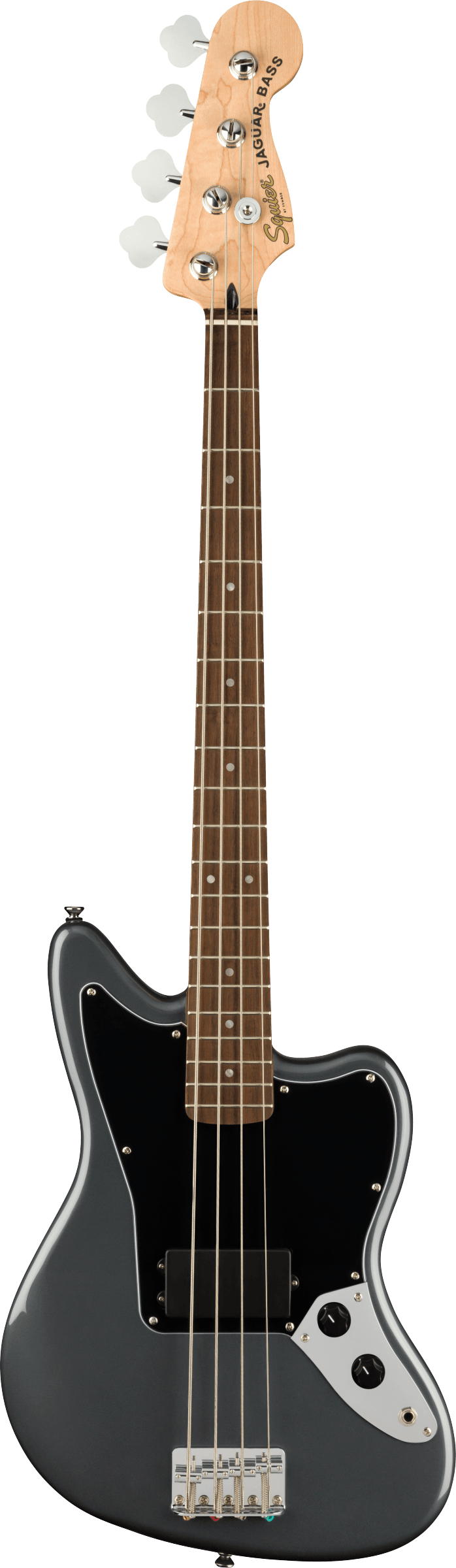 Fender SQUIER AFFINITY SERIES JAGUAR BASS H Electric Bass Guitar (Charcoal Frost Metallic)