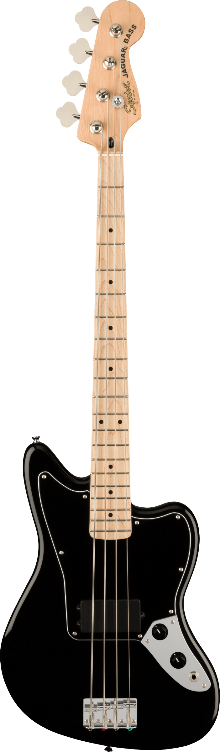 Fender SQUIER AFFINITY SERIES JAGUAR BASS H Electric Bass Guitar (Black)