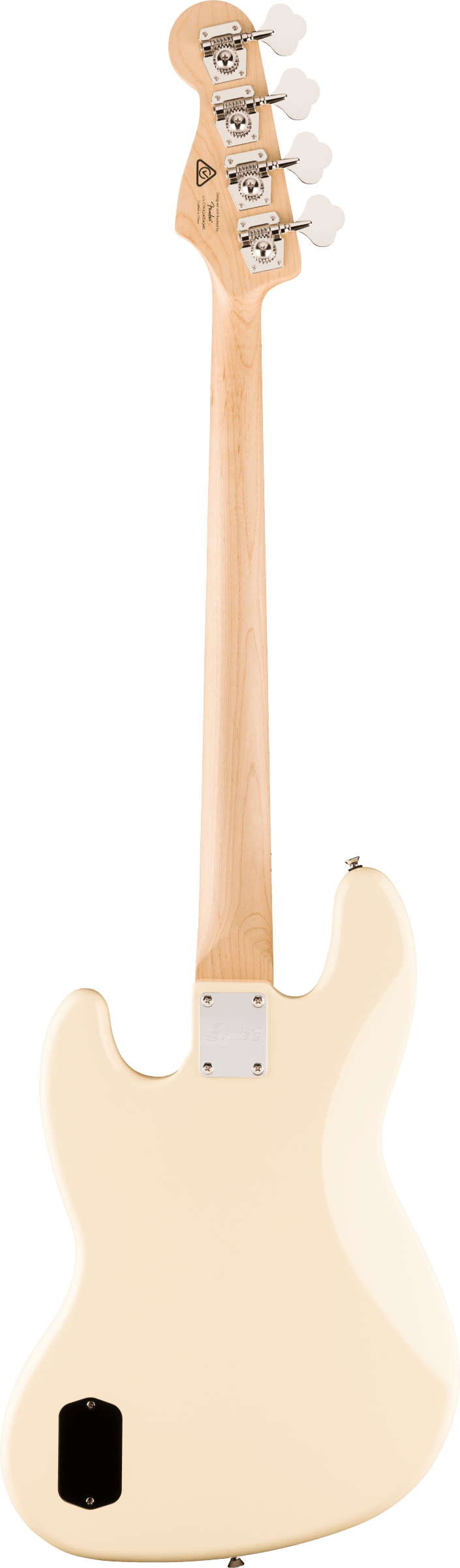 Fender SQUIER AFFINITY SERIES ACTIVE JAZZ BASS Electric Bass Guitar (Olympic White)