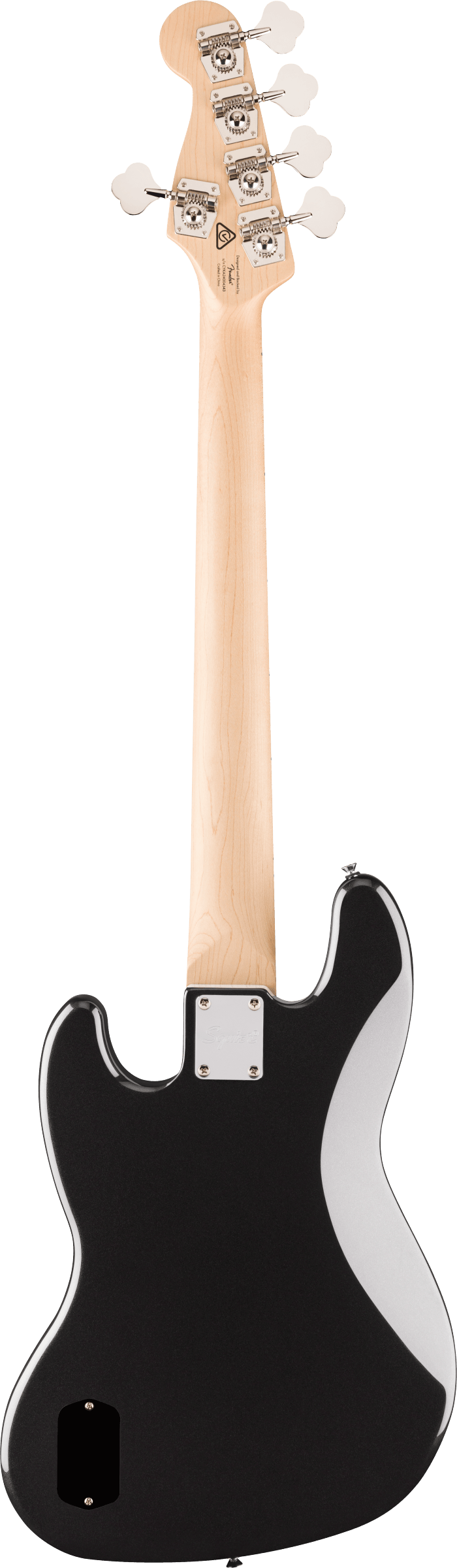 Fender SQUIER AFFINITY SERIES ACTIVE JAZZ BASS V 5 String Electric Bass Guitar (Black Metallic)