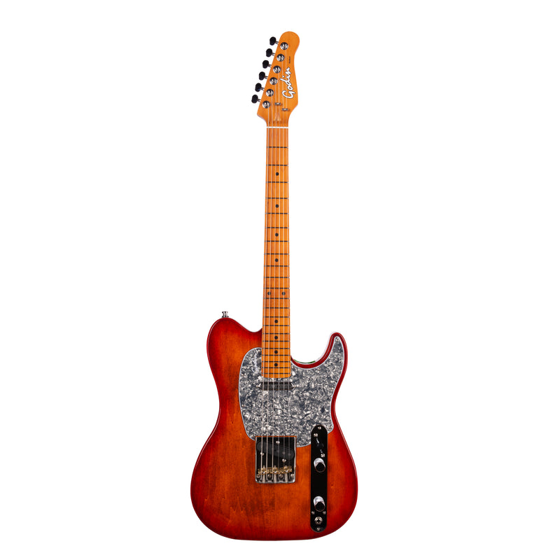 Godin Guitars STADIUM PRO Electric Guitar (Sunset Burst MN)
