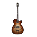 Godin Guitars 5TH AVENUE THINE LINE Semi Hollow-Body Electric Guitar (Vintage Burst High Gloss)
