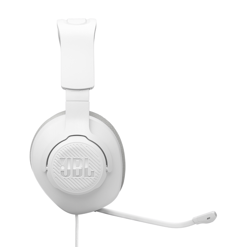 JBL QUANTUM 100M2 Wired Over-Ear Gaming Headset With Mic (White)