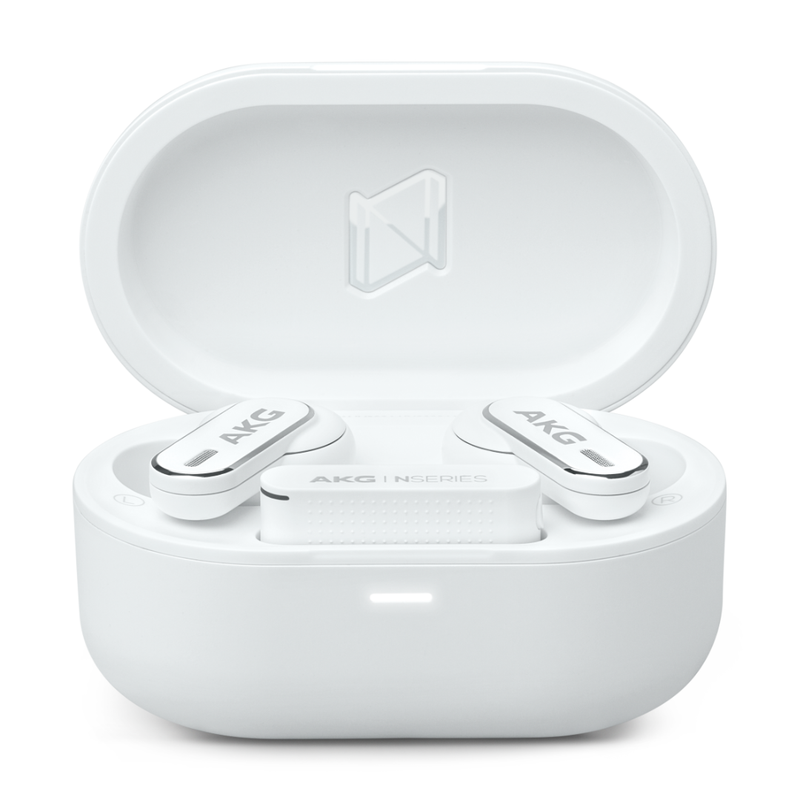 AKG AKGN5HYBRIDWHTAM True Wireless Noise Canceling Earbuds (White)