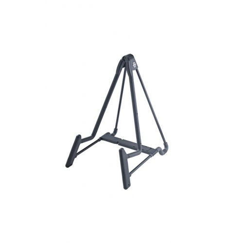 K&M 17581 Heli Support pour guitare électrique avec barre transversale réglable (noir)