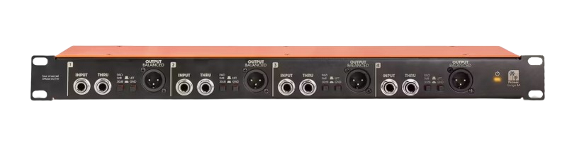 Palmer BRIDGE 4A Active 4-Channels DI Box - 19"