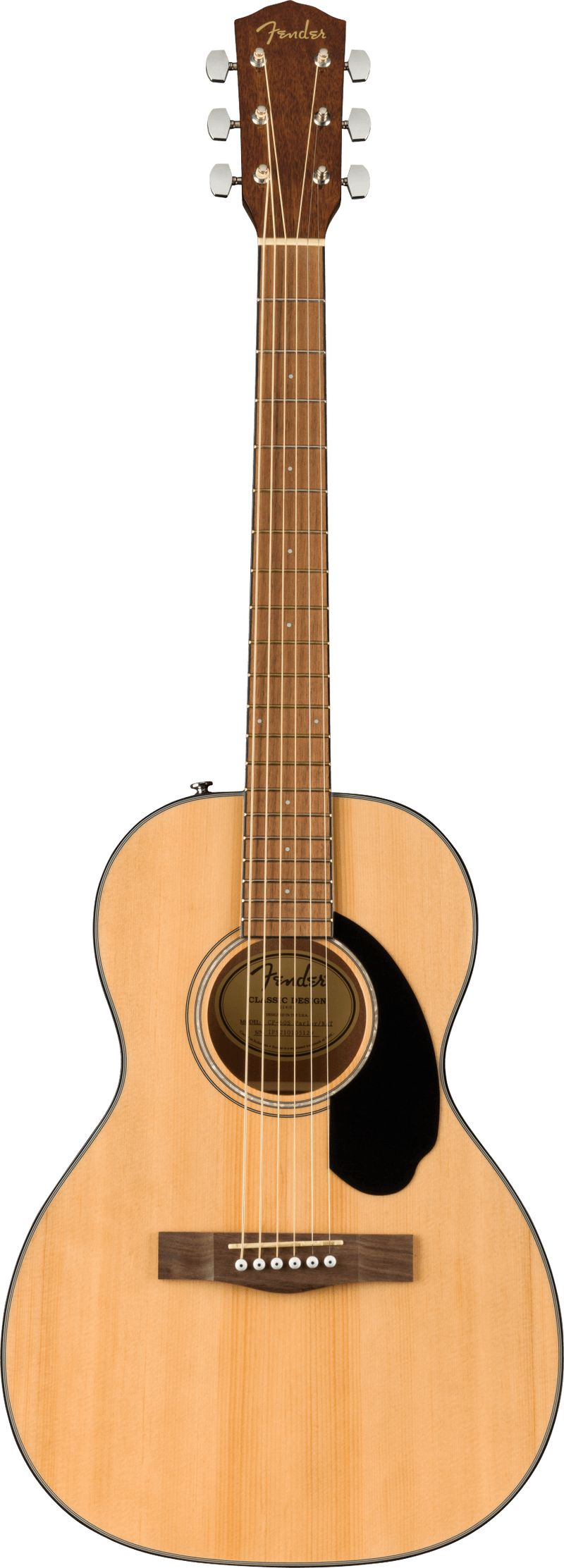 Fender CP-60S PARLOR Acoustic Guitar (Natural)