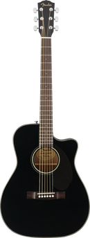 Fender CC-60SCE CONCERT Acoustic Electric Guitar (Black)